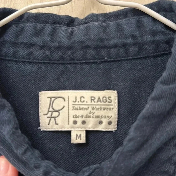 Men’s Long Sleeve Button Down Shirt Size Medium J. C. Rags - Picture 5 of 8